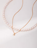 Sterling Silver Zircon Necklace