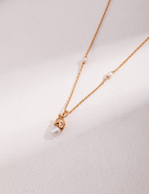 Lily Of The Valley Style Pearl Necklace