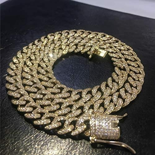 8mm Diamond Cuban Link Necklaces