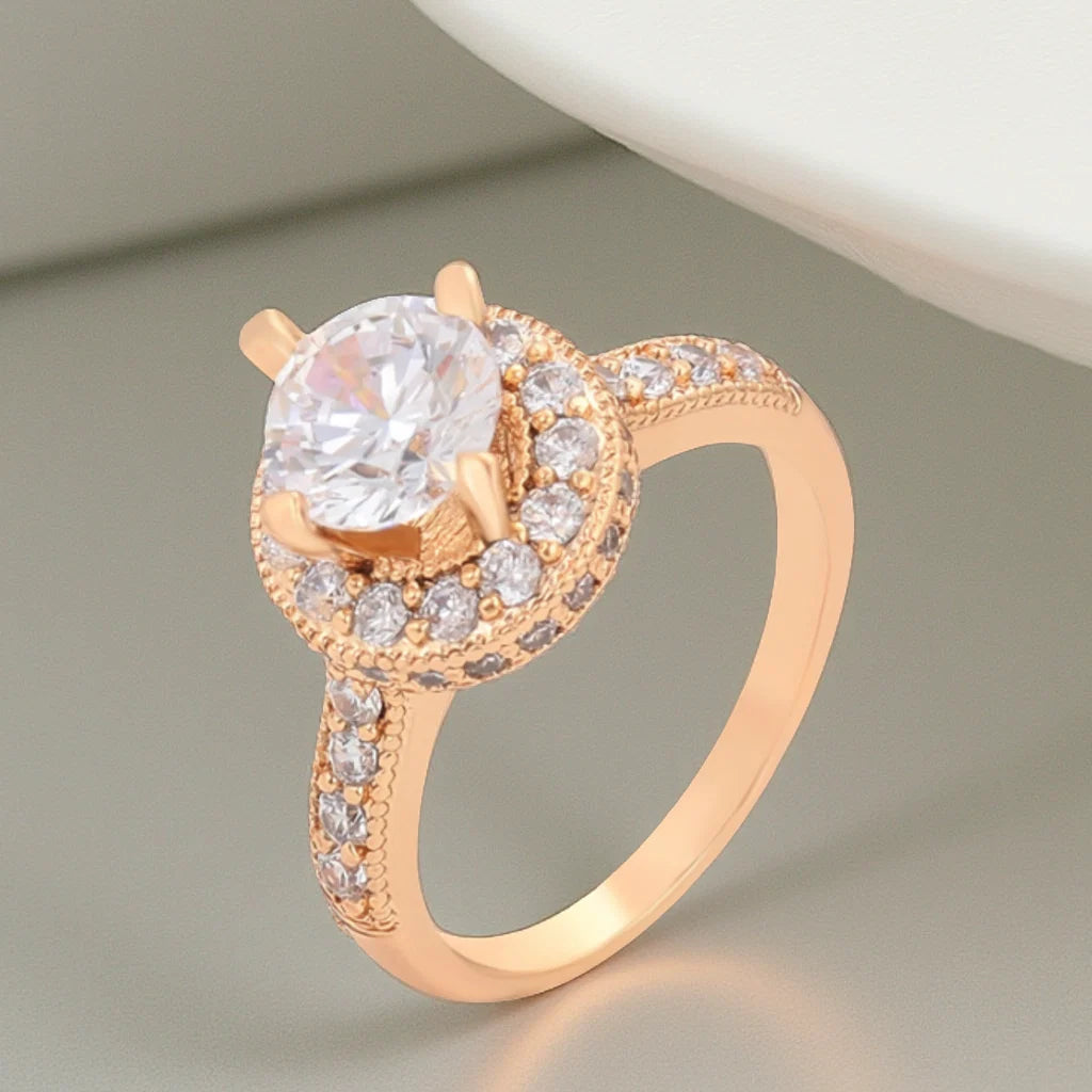 HANNE 18K Rose Gold Plated Ring