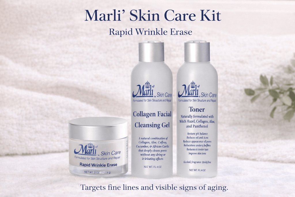 Complete Skin Care Kit - Cleanser, Toner, Moisturizer