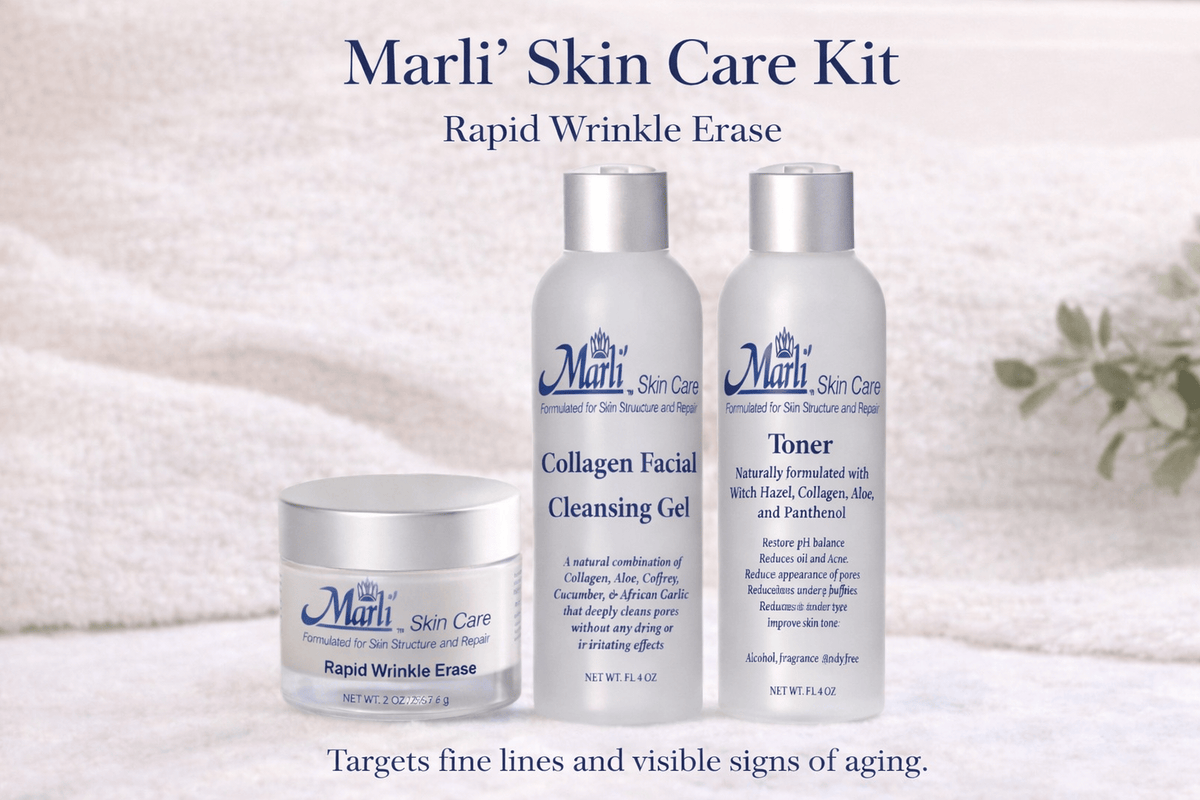 Complete Skin Care Kit - Cleanser, Toner, Moisturizer