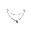 Queen M Silver Necklace